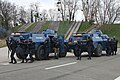 Mobile Gendarmes during riot control training