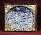 The Battle of Pavia, engraved on rock crystal for a Medici Cardinal by Giovanni Bernardi, 1530s