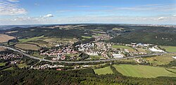 Aerial view of Loděnice