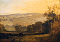 Painting of Lowther Castle at evening by J. M. W. Turner, 1810
