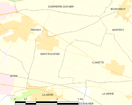 Map of the commune
