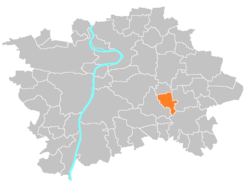Location of Dolní Měcholupy in Prague