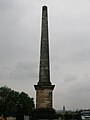 The Nelson monument in Glasgow Green.