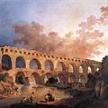 The Pont du Gard (Le Pont du Gard), 242 × 242 cm