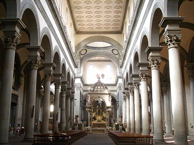 Central nave of Santo Spirito