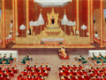 Painting of a royal audience in Burma