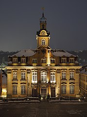 City hall by night