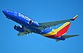 Southwest 737-700 (N913WN) departing from MHT