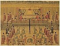 Song dynasty ritual ceremony, with officials attending in ceremonial chaofu (朝服).