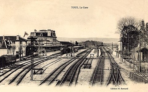 Bahnhof Toul um 1900