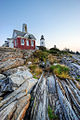 A view from the rocks of Pemaquid Point Lighthouse