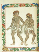 traditional Tattoo of the pintados Visayans as depicted in Boxer Codex