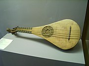 Five course Gittern or "Quintern" dated 1450, built by luthier Hans Oth