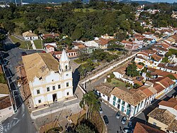 A birds-eye view of the historic center of Parnaíba