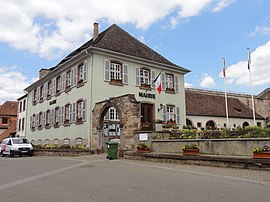 The town hall in Westhoffen