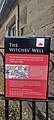 Witches' Well sign, Edinburgh