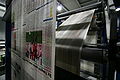 Wasserloser Offsetdruck der Badischen Zeitung auf der Druckmaschine „Cortina“