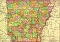 Image 13Rand McNally map of Arkansas, 1895 (from History of Arkansas)