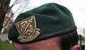 Beret and badge of the Commandos Marine.