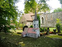 Dorfkirche Birkholz (Bernau) Modell 1:100 mit Turm