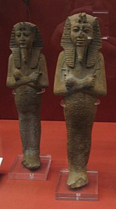 Little figurines of mummy.