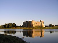 Carew Castle, once the property of Sir Rhys ap Thomas