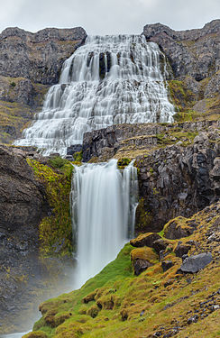 Dynjandi waterfall, Vestfirðir, Iceland.