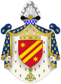 Coat of arms as a French prince during the Hundred Days