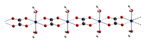 Strukturformel von Cobalt(II)-oxalat