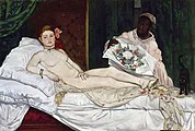 Olympia (1863) by Edouard Manet