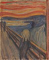 Edvard Munch: Der Schrei, 1893, 91 × 73,5 cm, Norwegische Nationalgalerie, Oslo