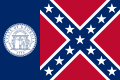 Flag of Georgia from 1956 to 2001