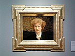 7. Bilderrahmen mit doppelt angesetzten Ohren, Lawrence Alma-Tadema, Porträt von Ignacy Jan Paderewski.