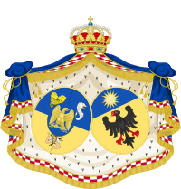 Grand Coat of Arms of Julie Clary Queen Consort of Naples