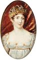 Hortense de Beauharnais wearing the tiara in a portrait by Anne-Louis Girodet de Roussy-Trioson