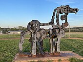Abbott Pattison, 1954, Iron Horse, iron – Abstract art