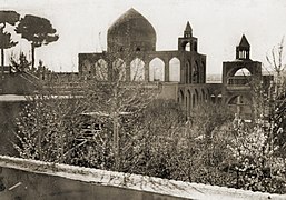 An old photograph of the Holy Savior Cathedral from the 1930s