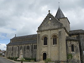 The church of Saint-Jean-Baptiste, in Jazeneuil