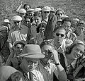 Members of the Palestine Conservatoire of Music Orchestra in a concert tour (Jezreel Valley, 1939)