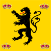 The banner of the Margraviate of Meissen for troops or princes (1806–1918)
