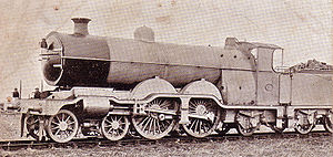 LB&SCR-Postkarte der Lokomotive Nr. 37 aus dem Jahr 1906
