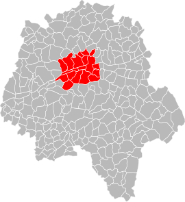 Location in Indre-et-Loire.