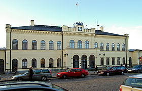 Empfangsgebäude des Bahnhofs Lund C