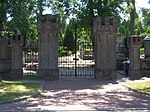 Kolska Street gate of the Lutheran Cemetery
