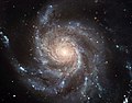 An image of Messier 101, a prototypical spiral galaxy seen face-on