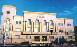 Satu Mare County prefecture building during the interwar period.