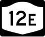 New York State Route 12E marker