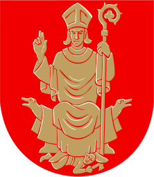 Nousiainen Coat of Arms, with Henry stepping on Lalli