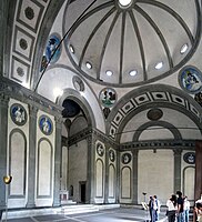 Interior of the Pazzi Chapel