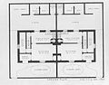 Poundleys Cottage Architecture. Plan of Labourers' double cottage.
